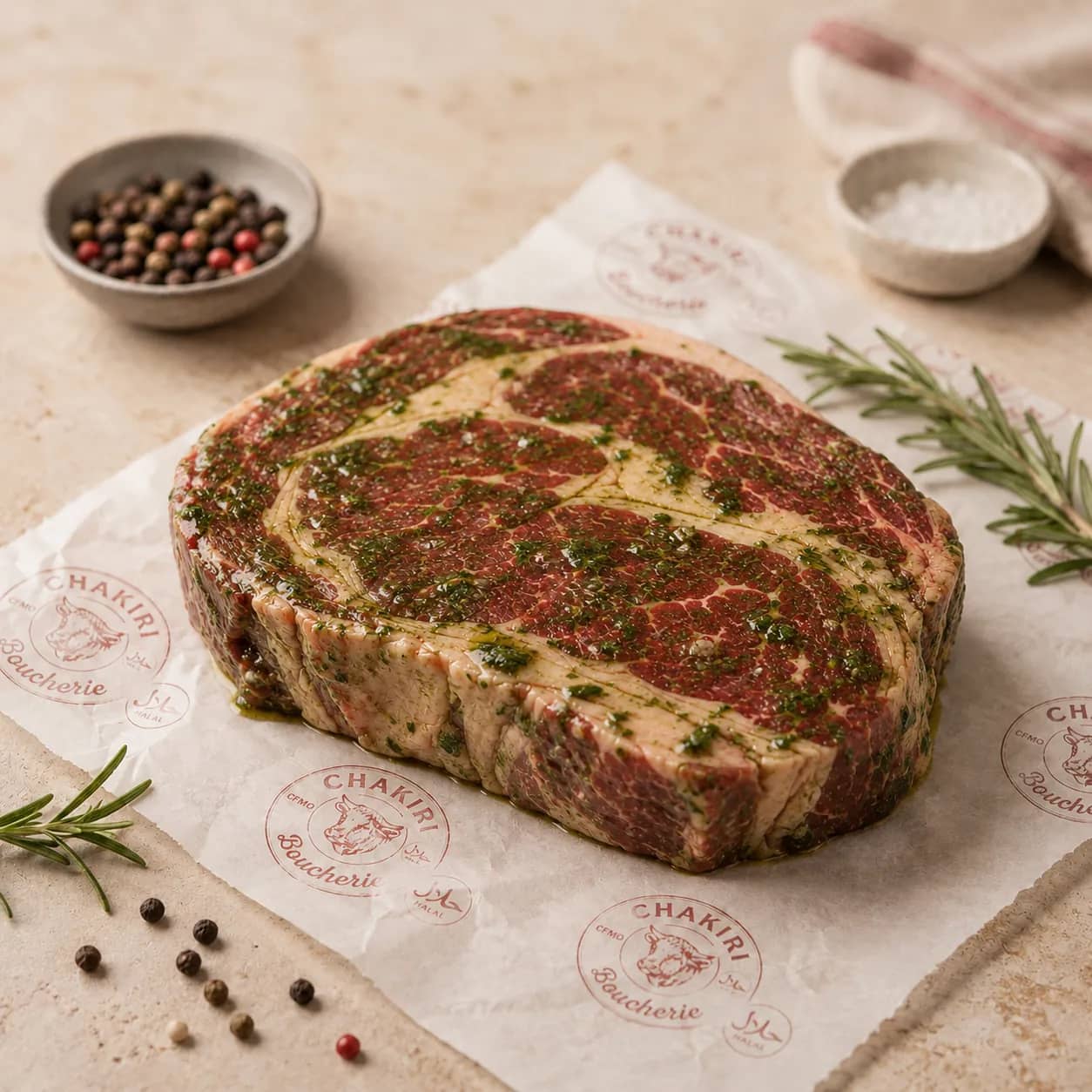 Faux-filet Blanc Bleu Belge