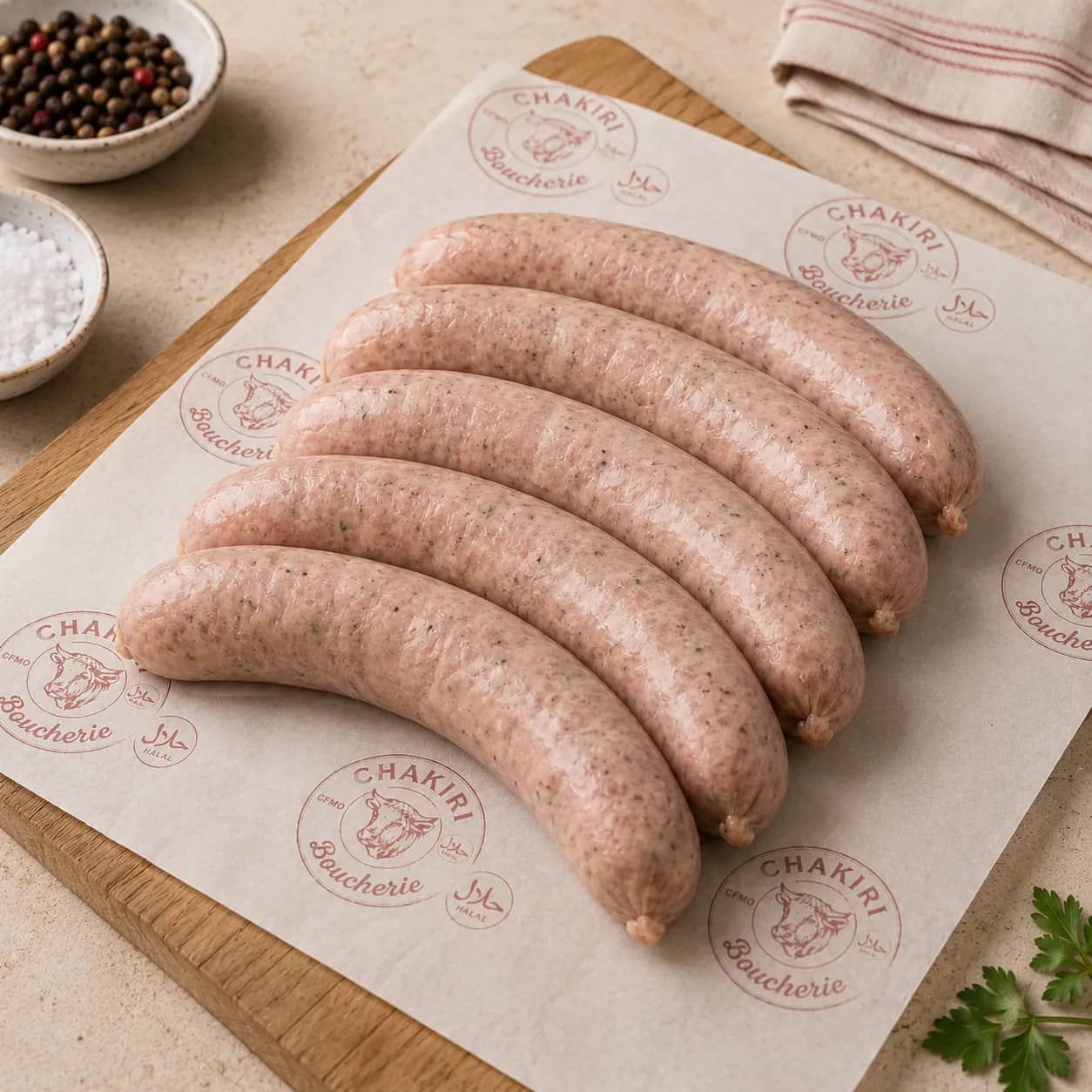 Saucisse thym citron