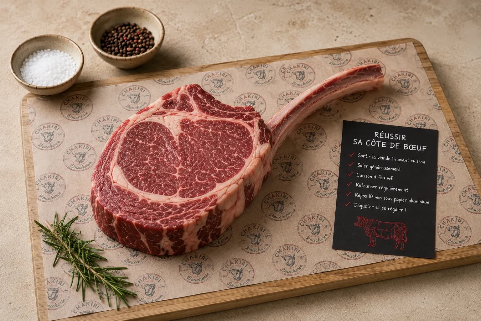 Comment réussir une côte de bœuf au four et à la plancha