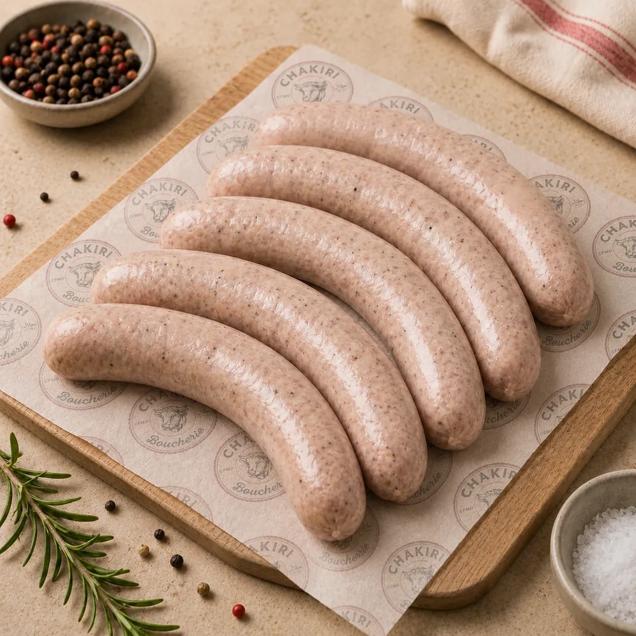 Saucisse blanche au fromage