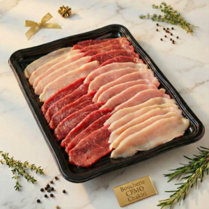 FONDUE CHINOISE 4 VIANDES (BOEUF/VEAU/ POULET/CANARD)